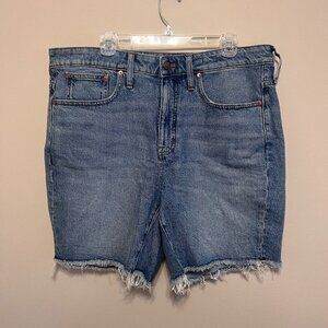 Madewell High-Rise Denim Mid-Length Shorts NWT Size 16W